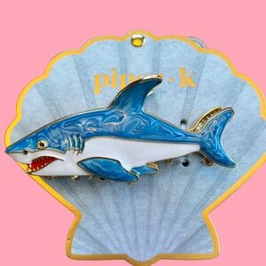 Shark Claw Clip NWT Gold Enamel Viral Hair Clip